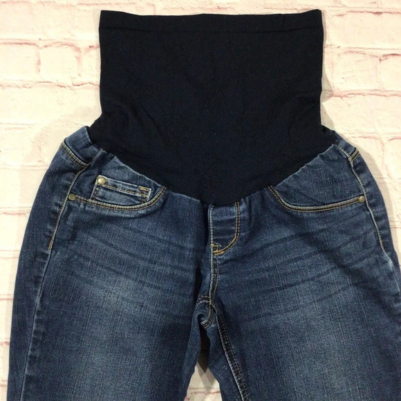 Jessica Simpson Maternity Blue Denim Jeans - Size Medium (26”) - Picture 2 of 9